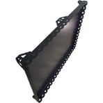 Lazer Kesim Mat Siyah Döküm Soba ve Şömine Altlığı 65X90 cm Sac Kalınlığı: 2 mm