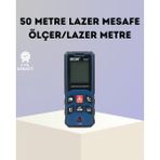 Lazer Metre 50 MT Hassas ve Hızlı Ölçüm Özellikli