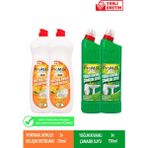 Lazer Pro Max %100 Yerli Yoğun Kıvamlı Çamaşır Suyu - Sıvı Bulaşık Detarjanı Gdo,fosfat,klor,tuz,paraben Içermez - 750 ml