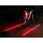 Lazer Şeritli Bisiklet Arka Led Lamba Stop Lambası 7 Farklı Mod