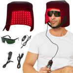 Lazer Terapi Başlığı Saç Çıkma, 224 Adet Led, Saç Dökülmesine Karşı Kırmızı Işık Terapisi Şapka Kemeri, Hızlı Yeniden Büyümeyi D