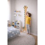 Lazer X Design İsme Özel | Dinazor Detaylı Ahşap Boy Ölçer | Çocuk Odası Dekoru | 144x47 cm