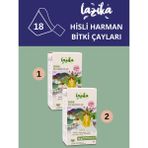 Lazika (2'Lİ SET) Sakinlik Çayı (Hisli Harman Sekine)-Funda Yaprağı,Kakule,Barut Ağacı Kabuğu,Zencefil....