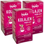 Lazika Kolajen Piramit Poşet Yeşil Çay 3 x 18 Poşet - Bitki Çayı