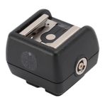 Lazmin112 Flaş pabucu adaptörü, flaş mikrofonu stüdyo ışığı adaptörü, kamera için, PC senkronizasyon bağlantılı, soğuk ayakkabı, aynasız DSLR video kameralar ile uyumlu