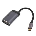Lazmin112 USB C - VGA Adaptörü, USB-C - HDMI 4K 60Hz Multiport Adaptörü, Taşınabilir USB C Hub, 100 W PD Desteği, Tablet PC Laptop OS X//Android Telefonlar için