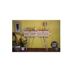 lazzir handle Hazeran Çift Çekmeceli Dresuar Konsol-rattan %100 Mdf