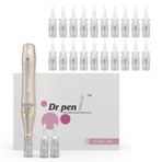 Lazzybeauty Profesyonel Ultima M5 Kablosuz Microneedling Kalemi, Otantik Elektrikli Mikro Mikro Mikro İğne Makinesi Otomatik Rulo Cilt Bakımı Aracı - Yedek Kartuşlar 12Pin (0.25mm) х12 & 36Pin (0.25mm