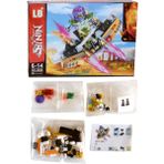 LB Ninja Blok Yapılandırma Seti 86 Parça Parçalı Setler Ninjago Karakter Uçak