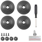 LbsAMP Dyson V6 V7 V10 V12 DC58 DC59 DC62 DC74 için 2 Set V-Ball Tekerlek Aksesuarı Akülü Elektrik Süpürgesi 35W 50W Yüksek Basınçlı Temizleyici Kafa için Doğrudan Tahrik Temizleyici Kafa Tekerlekler Yedek