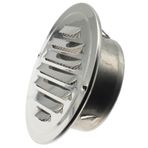 LBTODH 10 cm Panjur Izgara Kapağı Havalandırma Paslanmaz Çelik Yuvarlak Taban Duvar Hava Delikleri Ekran Ağlı Mutfak/Banyo/Çalışma Odası/Ofis için