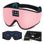 LC-dolida 3D Uyku Maskesi - Bluetooth Kablosuz Müzik - Pembe