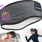 LC-dolida Uyku Maskesi - Kablosuz Kulaklıklar İnce HD Hoparlör - Moda Gri