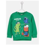 LC Waikiki 8W4007Z4 Erkek Çocuk Bisiklet Yaka Sweatshirt