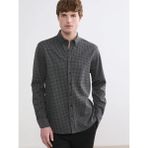 LC Waikiki Antrasit Regular Fit Armürlü Erkek Gömlek - XL
