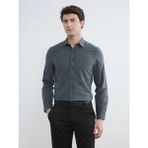 LC Waikiki Antrasit Slim Fit Poplin Erkek Gömlek