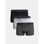 LC WAIKIKI Antrasit Standart Kalıp Pamuklu Esnek Erkek Boxer 3'lü