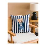 LC Waikiki Ayıcık Teddy Baskılı Kırlent Kılıfı 45x45 cm, Karışık Baskılı