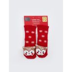 LC Waikiki Baby Baskılı Kız Bebek Ev Çorabı - Bright Red - 8