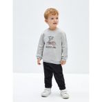 LC Waikiki Baby Beli Lastikli Basic Erkek Bebek Jogger Eşofman Alt - 2 Yaş - Black