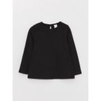 LC Waikiki Baby Bisiklet Yaka Basic Kız Bebek Tişört - 2 - 3 Yaş - Black