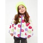 LC Waikiki Baby Dik Yaka Uzun Kollu Desenli Kız Bebek Mont - 2 Yaş - Ekru