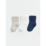 LC Waikiki Basic Erkek Bebek Soket Çorap 3 Lü (W4) - 22 - Beyaz