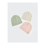 LC Waikiki Basic Pamuklu Kiz Bebek Bere 3'lu - S56422Z1