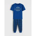 LC Waikiki Baskılı Erkek Çocuk Pijama Takım (S6) - Renkli - 12 - 13 Yaş