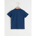 LC Waikiki Baskılı Kız Bebek Tişört - Light Navy - 2