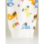 LC Waikiki Bej Baskılı Erkek Çocuk Pijama Takımı - 3 - 4 Yaş