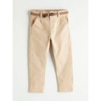 LC Waikiki Bej Erkek Çocuk Gabardin Pantolon - 3 - 4 Yaş