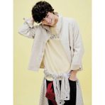 LC Waikiki Bej Loose Fit Gabardin Erkek Gömlek Ceket