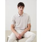 LC Waikiki Bej Polo Yaka Erkek Triko Tişört - 2XL