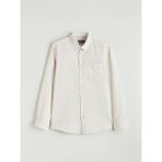 LC Waikiki Bej Regular Fit Armürlü Erkek Gömlek - 2XL