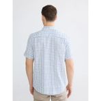 LC Waikiki Beyaz Regular Fit Ekose Erkek Gömlek - XL