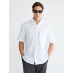 LC Waikiki Beyaz Regular Fit Poplin Erkek Gömlek - XL