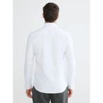 Lc Waikiki Beyaz Slim Fit Armürlü Erkek Gömlek - XS