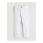 LC Waikiki Beyaz Slim Fit Gabardin Erkek Çocuk Pantolon