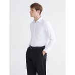 LC Waikiki Beyaz Slim Fit Uzun Kollu Armürlü Erkek Gömlek - XL