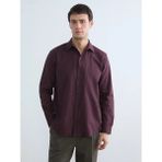 LC Waikiki Bordo Regular Fit Gabardin Erkek Gömlek - S