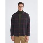 LC Waikiki Bordo Regular Fit Uzun Kollu Ekose Gabardin Erkek Gömlek