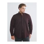 LC Waikiki Bordo Regular Fit Uzun Kollu Erkek Gömlek