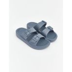 LC Waikiki Çift Bantlı Erkek Çocuk Terlik (S6) - Sky Blue