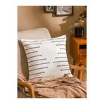 LC Waikiki Çizgi Nakışlı Kırlent Kılıfı 45x45 Cm (W5)