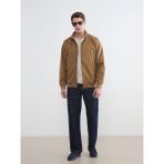 LC Waikiki Classic Kahverengi Dik Yaka Erkek Ceket - Camel