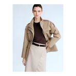LC Waikiki Dik Yaka Kadın Gabardin Mont