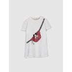 LC Waikiki Disney Kız Çocuk T-Shirt - 7 - 8 Yaş - Beyaz