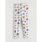 LC Waikiki Ekru Paw Patrol Baskılı Erkek Çocuk Penye Pijama Takımı - 5 - 6 Yaş