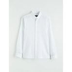 LC Waikiki Ekru Regular Fit Dokulu Erkek Gömlek - S